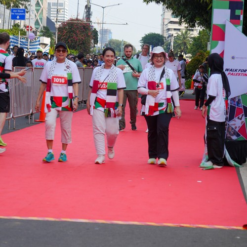Race photo from WALK FOR PALESTINE