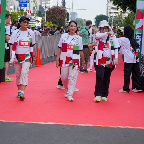 Race photo from WALK FOR PALESTINE