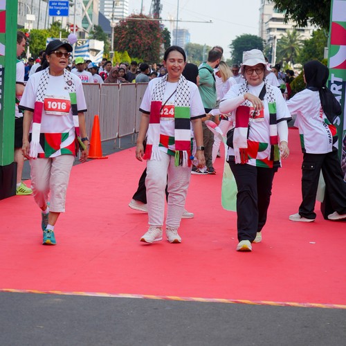 Race photo from WALK FOR PALESTINE
