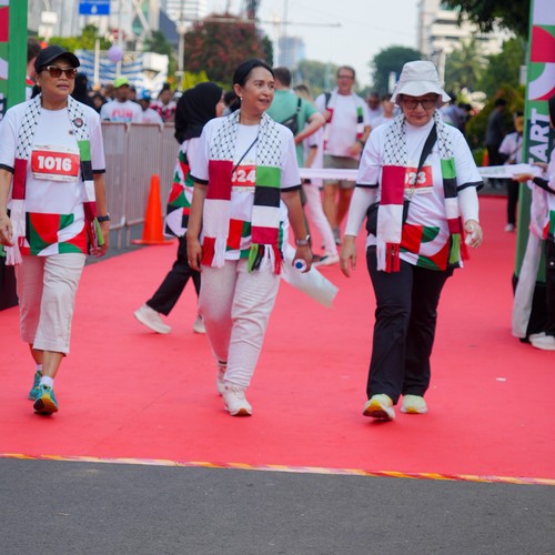 Race photo from WALK FOR PALESTINE