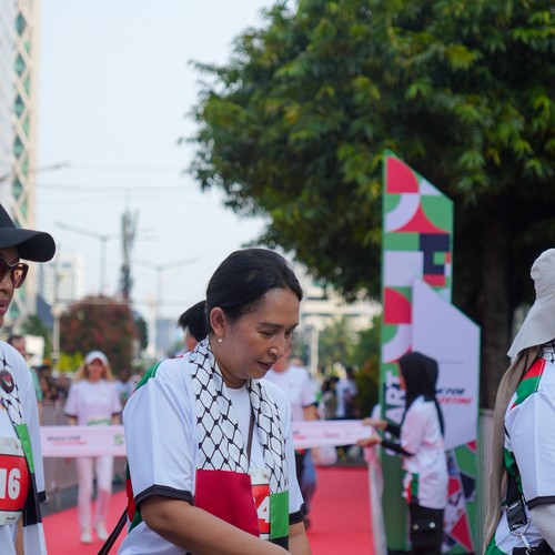 Race photo from WALK FOR PALESTINE