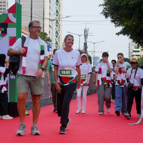 Race photo from WALK FOR PALESTINE