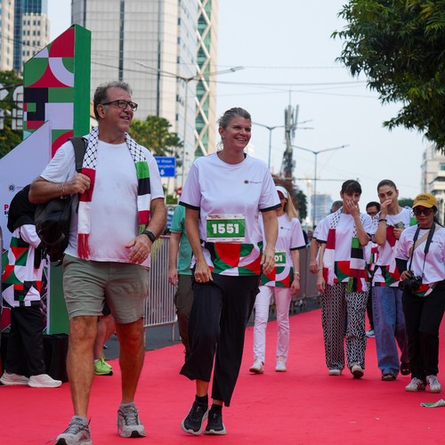 Race photo from WALK FOR PALESTINE