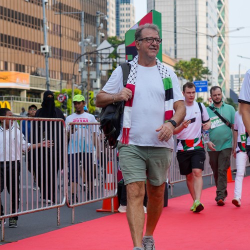 Race photo from WALK FOR PALESTINE