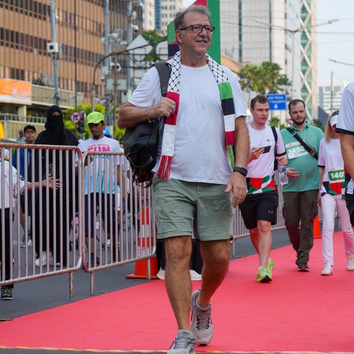 Race photo from WALK FOR PALESTINE