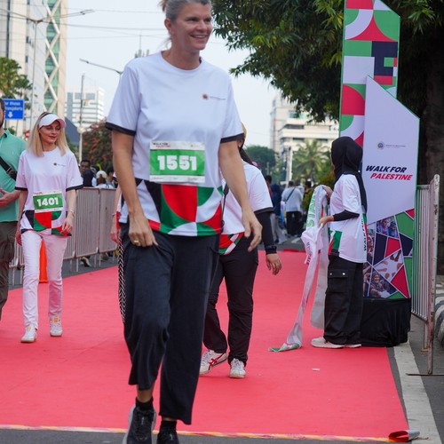 Race photo from WALK FOR PALESTINE