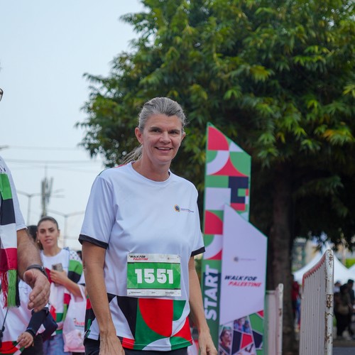 Race photo from WALK FOR PALESTINE