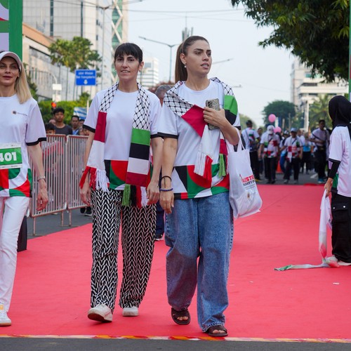 Race photo from WALK FOR PALESTINE