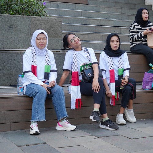 Race photo from WALK FOR PALESTINE
