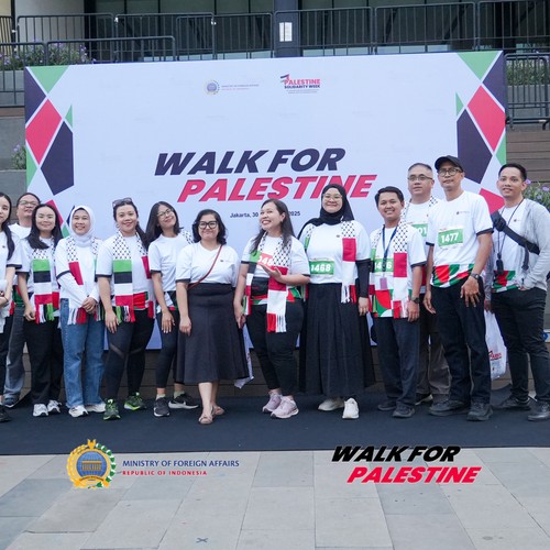 Race photo from WALK FOR PALESTINE