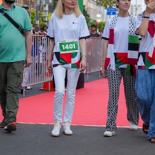 Race photo from WALK FOR PALESTINE