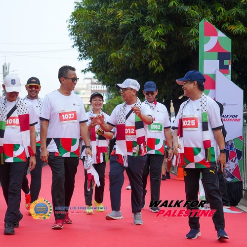 Race photo from WALK FOR PALESTINE