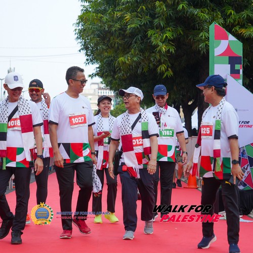 Race photo from WALK FOR PALESTINE
