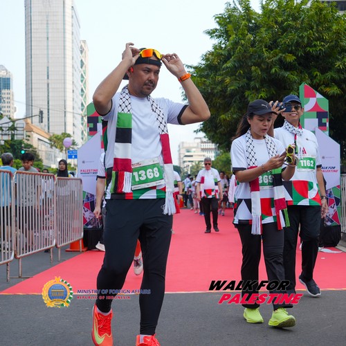 Race photo from WALK FOR PALESTINE