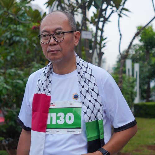 Race photo from WALK FOR PALESTINE