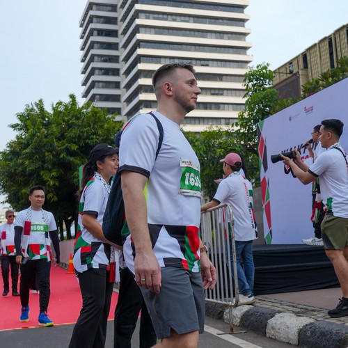 Race photo from WALK FOR PALESTINE