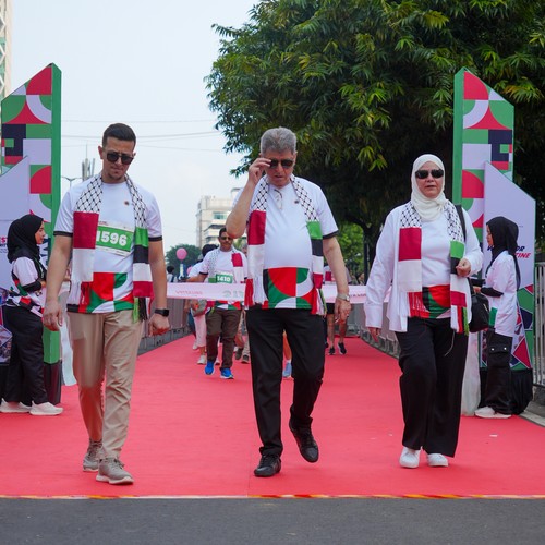 Race photo from WALK FOR PALESTINE