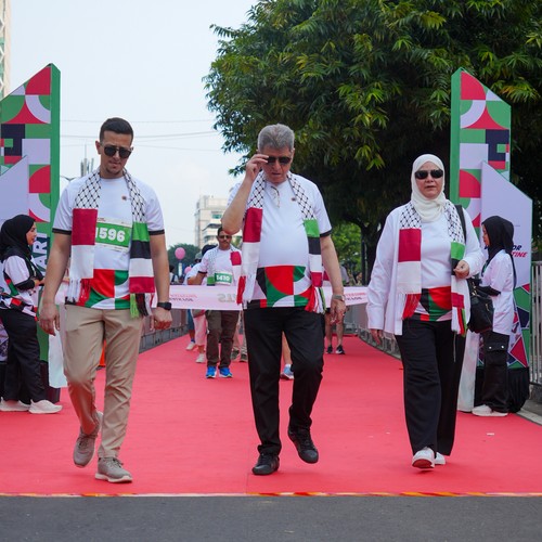 Race photo from WALK FOR PALESTINE