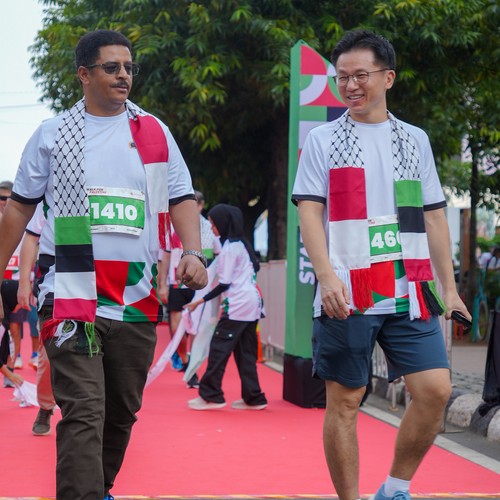 Race photo from WALK FOR PALESTINE