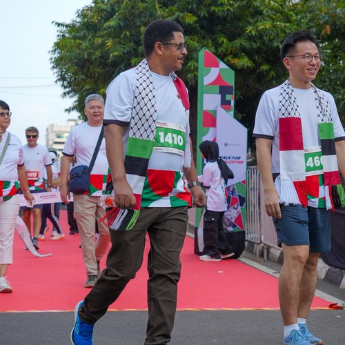Race photo from WALK FOR PALESTINE