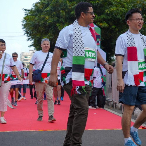 Race photo from WALK FOR PALESTINE