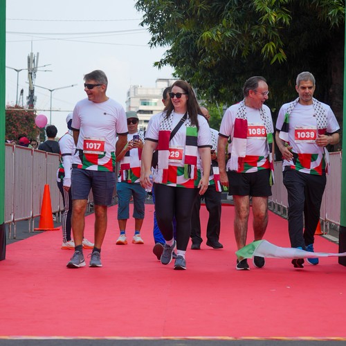 Race photo from WALK FOR PALESTINE