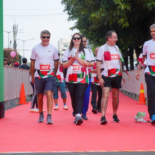 Race photo from WALK FOR PALESTINE