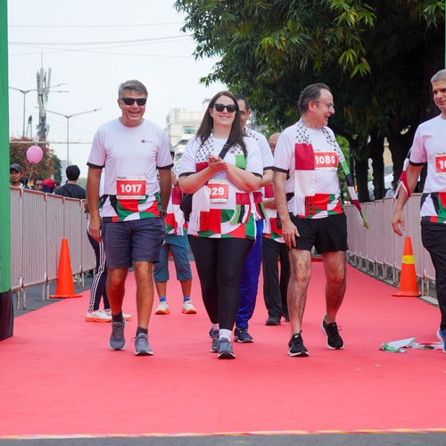 Race photo from WALK FOR PALESTINE