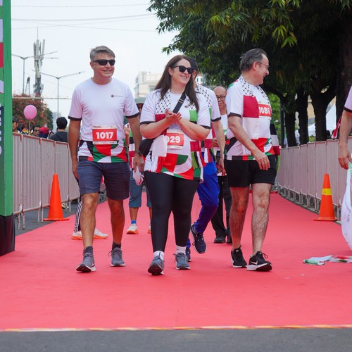 Race photo from WALK FOR PALESTINE