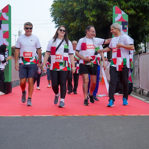 Race photo from WALK FOR PALESTINE