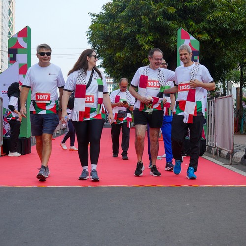 Race photo from WALK FOR PALESTINE