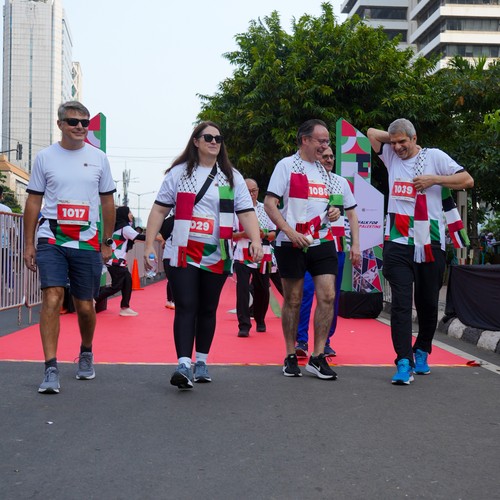 Race photo from WALK FOR PALESTINE