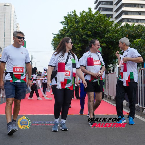 Race photo from WALK FOR PALESTINE