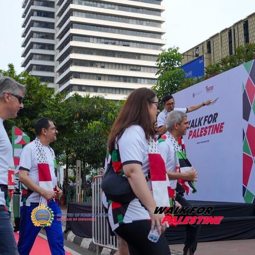 Race photo from WALK FOR PALESTINE
