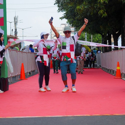 Race photo from WALK FOR PALESTINE