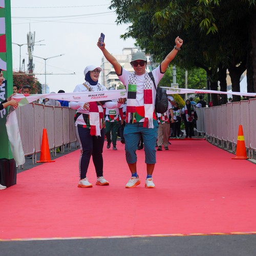 Race photo from WALK FOR PALESTINE