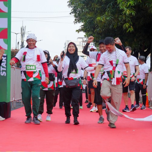 Race photo from WALK FOR PALESTINE