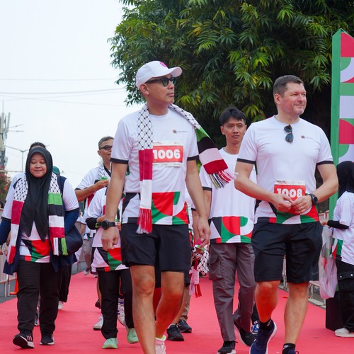 Race photo from WALK FOR PALESTINE
