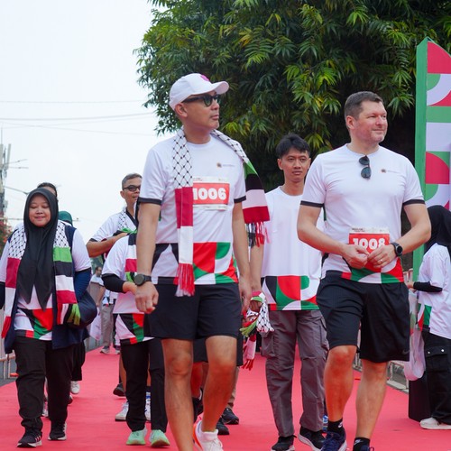 Race photo from WALK FOR PALESTINE