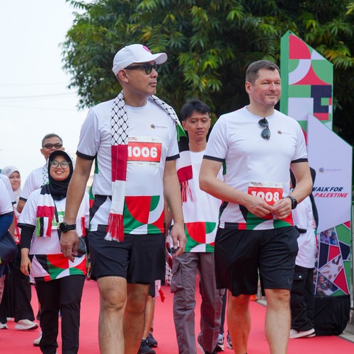 Race photo from WALK FOR PALESTINE