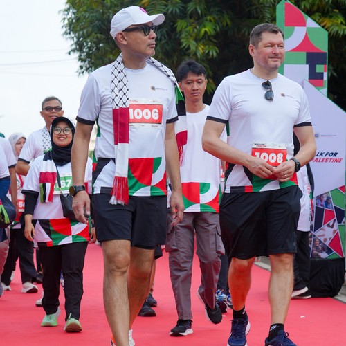 Race photo from WALK FOR PALESTINE