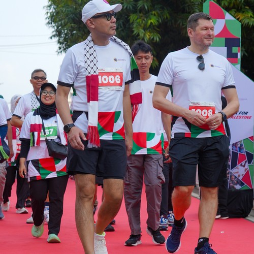 Race photo from WALK FOR PALESTINE