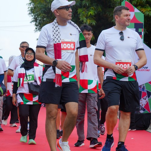 Race photo from WALK FOR PALESTINE