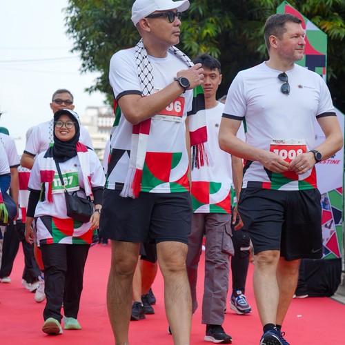 Race photo from WALK FOR PALESTINE