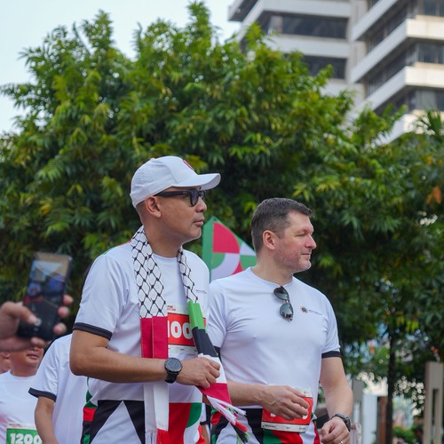 Race photo from WALK FOR PALESTINE