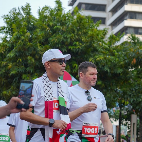 Race photo from WALK FOR PALESTINE