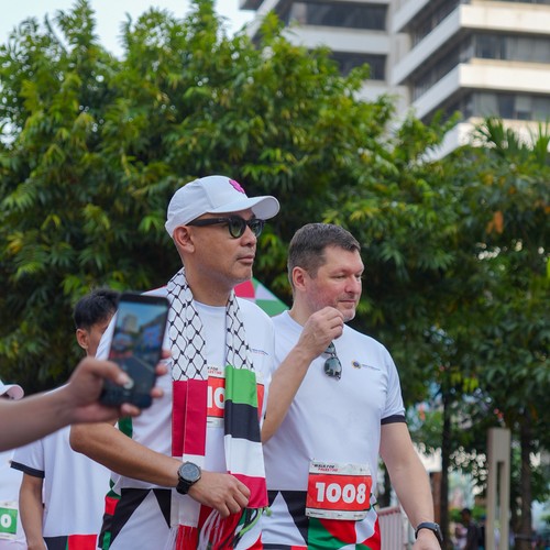 Race photo from WALK FOR PALESTINE