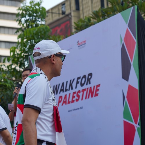 Race photo from WALK FOR PALESTINE