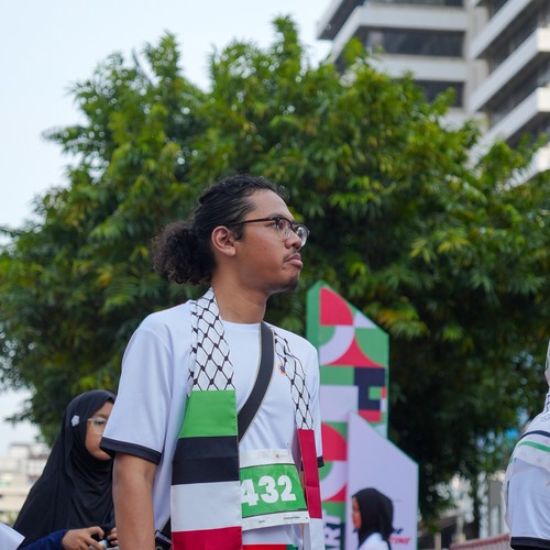 Race photo from WALK FOR PALESTINE