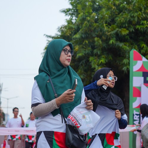 Race photo from WALK FOR PALESTINE